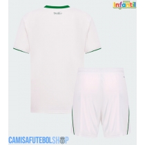 Camisa de time de futebol Al-Ahli Replicas 2º Equipamento Infantil 2025-26 Manga Curta (+ Calças curtas)